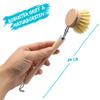 Chinchilla Set: 7 Luffa Sponges and Dish Brush with 3 Replacement Heads view 3