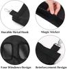 Rabbit Hay Feeder Bag with 4 Windows, Black view 4