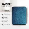 Green Curve-Texture Fleece Throw Blanket, 50 x 60 in view 2