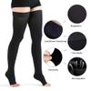 VARCOH Thigh-High Compression Stockings, Open Toe, for Women and Men view 2