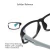 Eyglajdd TR90 Reading Glasses for Women and Men, 2-Pack, Blue-Light-Blocking, Gray-Red, +1.50 view 4