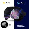 Pink Butterfly Sleep Mask with Glowing Stars and Adjustable Strap view 4
