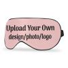 Custom Silk Sleep Eye Mask for Men and Women with Adjustable Strap view 2
