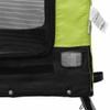 vidaXL Dog Bike Trailer Green and Black Oxford Fabric & Iron view 4