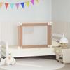 vidaXL Toddler Bed Rail, Bed Guard, Taupe, 100 x 25 cm, Fabric view 2