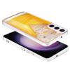 Samsung Galaxy S22 Case, Sparkle Soft Silicone Bumper, Transparent Hardcase with Beer Design view 4