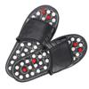 RIEONA Magnetic Massage Slippers with Rotating Acupressure Points, Red, Size 38–39 view 1