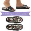 RIEONA Magnetic Massage Slippers with Rotating Acupressure Points, Red, Size 38–39 view 3