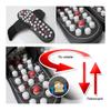 RIEONA Magnetic Massage Slippers with Rotating Acupressure Points, Red, Size 38–39 view 4