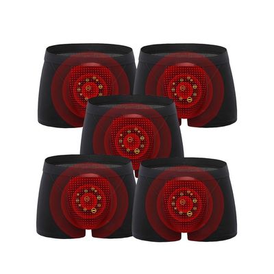 Men's Magnetic Therapy Boxers, 5-Pack, 3XL