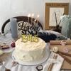 Xsstarmi 1-Pack Legend Since 1946 Glitter Happy 80th Birthday Cake Topper, Black and Gold view 4