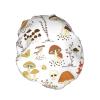 Reversible Waterproof Shower Cap with Mushroom and Butterfly Pattern view 2