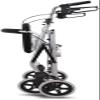 Rollator Walker with Seat, Storage Basket, and Wheels view 4