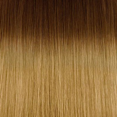 GLOBAL EXTEND Bonded Hair Extensions | 100% Human Hair | Double Drawn | Various Lengths | Reusable | Versatile Styling | Wide Color Selection (60 cm, 06/15 ombré)