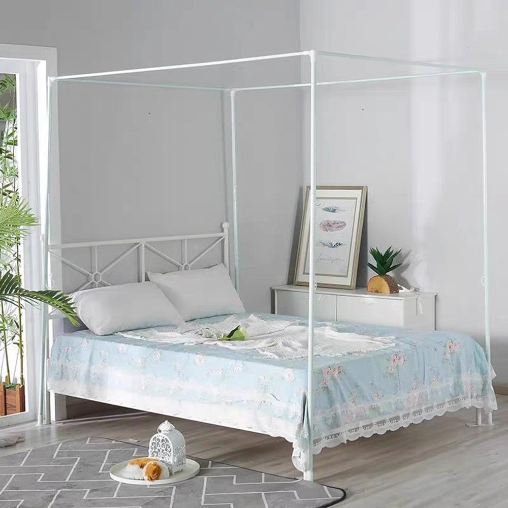 AdeptT 4-Corner Canopy Bed Frame Posts, Queen