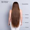 GLOBAL EXTEND Bonding Hair Extensions | 100% Human Hair | Double Drawn | Reusable | Versatile Styling | Wide Color Selection (35 cm, 10/16 Highlighted) view 3