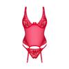 Obsessive Lacelove Corset, Red, M/L view 3