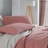 DestinyHomeTex 4-Layer Two-Tone Muslin Blanket, Ultra-Soft and Lightweight, Baby, 100 x 120 cm, Terracotta and Beige, No Fringes view 2