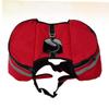 ABOOFAN 2-Piece Dog Backpack, Red, XS view 2