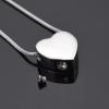 ADENLA Forever in My Heart Cremation Ash Pendant, Custom Engraved Stainless Steel Memorial Jewelry view 3
