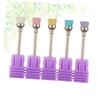 FRCOLOR 15-Piece Nail Drill Cleaning Brush Set, Nail Art Dust Brushes, Nail Cleaning Tools for Salons and Beginners, Blue, Clear and Yellow view 4