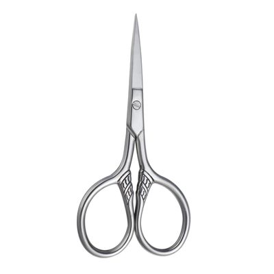 Silver Stainless Steel Beard Scissors for Men, Precise Trimming