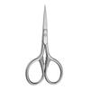 Silver Stainless Steel Beard Scissors for Men, Precise Trimming view 1