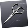 Silver Stainless Steel Beard Scissors for Men, Precise Trimming view 2