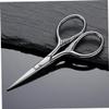 Silver Stainless Steel Beard Scissors for Men, Precise Trimming view 3