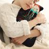 2 L Skull Hot Water Bottle with Soft Fleece Cover view 2