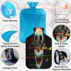 2 L Skull Hot Water Bottle with Soft Fleece Cover view 3