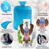 American Eagle Design Hot Water Bottle with Fleece Cover, 2 L view 3