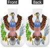American Eagle Design Hot Water Bottle with Fleece Cover, 2 L view 4