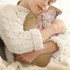 2 L Hot Water Bottle with Soft Fleece Cover and Bird-and-Flower Print view 2