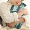 Flamingo Tropical Palm Hot Water Bottle with Fleece Cover, 2 L view 2