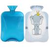 Crown Elephant Hot Water Bottle with Fleece Cover, 2 L view 1