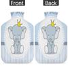 Crown Elephant Hot Water Bottle with Fleece Cover, 2 L view 4