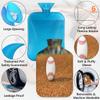 Infield Baseball Hot Water Bottle with Soft Cover, 2 L view 3