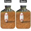 Infield Baseball Hot Water Bottle with Soft Cover, 2 L view 4