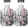 Paris Hot Water Bottle with Plush Cover, 2 L, Paris Street Painting view 4