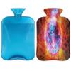 Flame Baseball Hot Water Bottle with Fleece Cover, 2L view 1