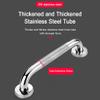 EKSED Non-Slip Knurled Straight Bathroom Grab Bar, Satin Stainless Steel view 3