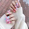 ENESEA Temperament-Improving Nail Stickers, [Handmade Nail] Wearable Nail Stickers for Students, Cartoon Star Kabi (10-Piece Pack) (Size: Large) view 2
