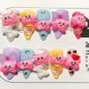 ENESEA Temperament-Improving Nail Stickers, [Handmade Nail] Wearable Nail Stickers for Students, Cartoon Star Kabi (10-Piece Pack) (Size: Large) view 3