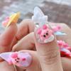 ENESEA Temperament-Improving Nail Stickers, [Handmade Nail] Wearable Nail Stickers for Students, Cartoon Star Kabi (10-Piece Pack) (Size: Large) view 4