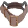Kerbl Pet Collar Monte Carlo, Brown/Grey, 8 mm x 30-40 cm view 1