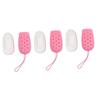 Beavorty 3-Piece Automatic Foaming Silicone Bath Brush Set view 1