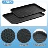 Yungyan 10-Piece Multi-Purpose Boot Trays, Waterproof Shoe Trays and Trunk Mats for Pets, Garage and Entryway view 3