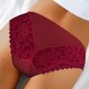 Full-Lace Women's Briefs, Multipack, Red, Size 46 view 2