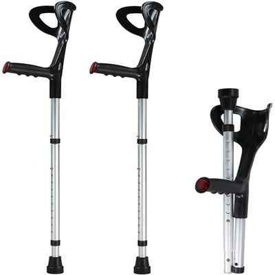 Adjustable, Foldable Forearm Crutches for Adults